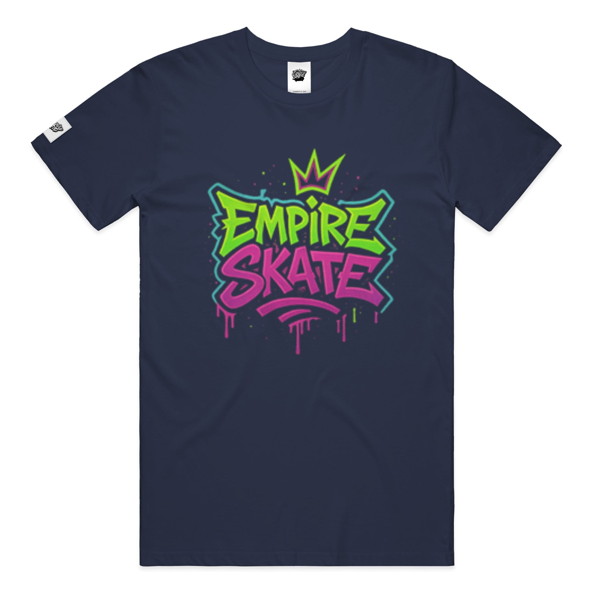 empire skate graffiti crown tee